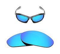 Oak&ban Mirror Polarized Replacement Lenses for Oakley Monster Dog Sunglass Blue