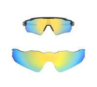 Oak&ban Mirror Polarized Replacement Lenses for Oakley Radar EV Path Sunglasses Gold