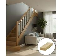 Oak Baserail Modern 3.6M No Groove Uk Manufactured Traditional Products Ltd