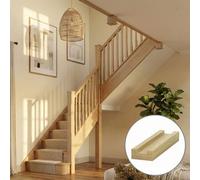 Oak Baserail Modern 4.2M 35mm Groove For Spindles Uk Manufactured Traditional Products Ltd