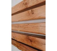 Oak beam mantel, fireplace surround mantle, floating shelf 6" x 4" x various AGED STYLE (natural, 135cm)