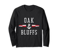 Oak Bluffs Anchor Flags Classic Martha's Vineyard Long Sleeve T-Shirt