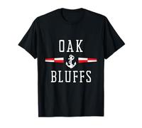 Oak Bluffs Anchor Flags Classic Martha's Vineyard T-Shirt
