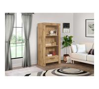 Birlea Oak Bookcase with Drawer Compton in Brown Birlea Brown