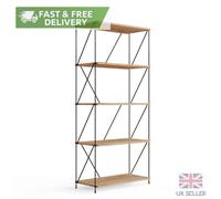 Leyo 5 Tier Storage Rack Wotan Oak