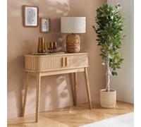 Oak Brown Axel Console Table Birlea