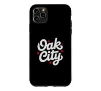 Oak City Raleigh NC Retro Groovy North Carolina Vintage Case for iPhone 11 Pro Max