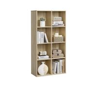Oak Colour Storage Bookshelf, Beige