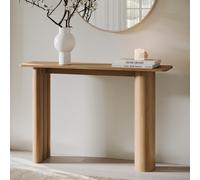 Oak Console Table with Fluted Legs - 120cm - Tate