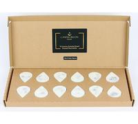 Oak & Cuban Tobacco Scented Wax Melts - Vegan & Eco Friendly - Gift Set of 12 Handmade Premium Quality Wax Melts.