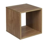 (Oak, Cube) URBN LIVING Wooden Bookcase Storage Shelf