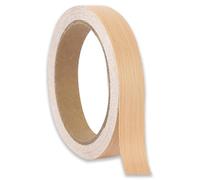 Oak Edging Tapes 18mm x 10m Wood Veneer Tape Self-Adhesive Edge Banding Roll for Furniture Cabinets Shelves Door Frame Worktop Desk Panels DIY Restoration