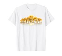 Oak Forest Moon Reflection Nature Woodland Value Graphic T-Shirt, Men, White, S