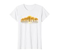 Oak Forest Moon Reflection Nature Woodland Value Graphic T-Shirt, Women, White, S