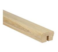 Oak Forge Glass Grooved Handrail for 8mm Glass Stair Panels - Multiple Lengths (3600mm)