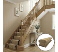 Oak Handrail Duchess 3.0M - 32mm Groove For Spindles Uk Manufactured Traditional Products Ltd
