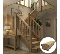 Oak Handrail Duke 1.2M - 41mm Groove For Spindles Uk Manufactured Traditional Products Ltd