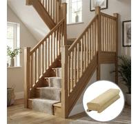 Oak Handrail Lhr 3.6M - 32mm Groove For Spindles Uk Manufactured Traditional Products Ltd