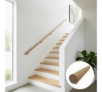Oak Handrail Mopstick 44mm Round 3.0M Wall Mounted Handrail Uk Manufactured Traditional Products Ltd