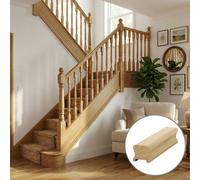 Oak Handrail Thr 1.2M - 35mm Groove For Spindles Uk Manufactured Traditional Products Ltd