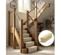 Oak Handrail Thr 1.2M - No Groove Uk Manufactured Traditional Products Ltd