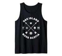 Oak Island Floating Treasure Chest Design Tank Top