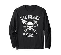 Oak Island Mystery Treasure Hunting Adventure Long Sleeve T-Shirt