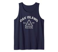 Oak Island T-Shirt Treasures Mystery Skull Nova Scotia Tank Top