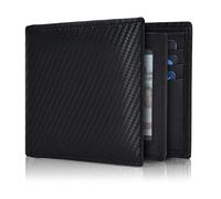 Oak Leathers Black Wallet for Men | 9 Credit Card Slots | Bifold | Leather | RFID Wallet Blocking | Gift for Men | Minimalist Wallet