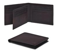 Oak Leathers Brown Leather Wallet for Men | 9 Credit Card Slots | Bi fold | RFID Wallet Blocking | Gift for Men | Front Wallet