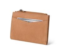 Oak Leathers Leather Wallet for Women - Small RFID Coin Purse Credit Card & ID Holder for Ladies, Gift for Women's, Bifold Wallets (Crazy Horse Cognac)