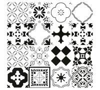 Oak Legends Leaf Mosaic Luxury Vinyl Bathroom Floor Tiles | Plockton | 305mm x 610mm