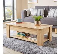 Orlando Lift Up Storage Coffee Table Home Source Natural One Size
