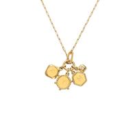 Oak&Luna - Personalised Charm Initial Necklace - Diamond Option - Dainty Gift for Her Women - Custom Designer Jewellery for Christmas, Mother's Day, Valentine's Day, Various, Sterling Silver, No