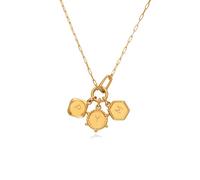 Oak&Luna - Personalised Charm Initial Necklace - Diamond Option - Dainty Gift for Her Women - Custom Designer Jewellery for Christmas, Mother's Day, Various