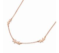 Oak&Luna Personalised Multi Name Necklace, Various, Sterling Silver, No Gemstone