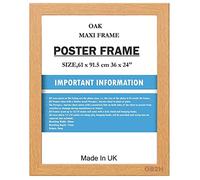 Oak Maxi Poster Frame, Size, 61 cm x 91.5 cm (36 x 24)