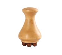 Oak Meridian Massage Brush - Professional Grade (5-Bead Oak Massage Brush)