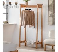 Wycombe Open Wardrobe in Wood - Caspian House