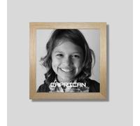 Oak Picture Frame Photo Frame Perspex Sheet For Wall Or Table, Landscape Portrait Orientation 12.7 X 12.7 Cm (5 X 5 Inch)