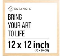 Oak Pine Wood Photo Frame 12x12 inch (30x30 cm) with Shatterproof Acrylic Glass | Modern 12 x 12 inch (30 x 30 cm) Wooden Picture Frame