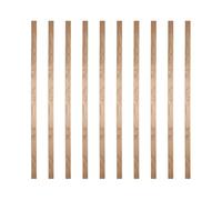 Oak Plain Square Spindles 32mm x 900mm - Unfinished Oak Stair Spindle for Handrail & Baserail - Modern & Traditional Style - Available as Singles or Multiples of 4 and 10 (10)