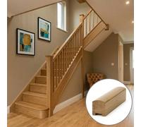 Oak Prefinished & Lacquered Handrail Contemporary 3.0M - 35mm Groove For Stair Spindles Uk Manufactured Traditional Products Ltd