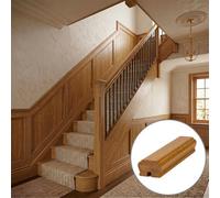 Oak Prefinished & Lacquered Handrail Newark 2.4M - 13mm Groove For Square Metal Spindles Uk Manufactured Traditional Products Ltd