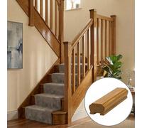 Oak Prefinished & Lacquered Handrail Newark 2.4M - 32mm Groove For Spindles Uk Manufactured Traditional Products Ltd