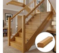 Oak Prefinished & Lacquered Handrail Newark 2.4M - No Groove Uk Manufactured Traditional Products Ltd