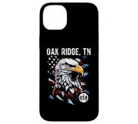 Oak Ridge TN Patriotic Eagle USA Flag Vintage Style Design Case for iPhone 14 Plus