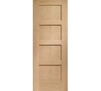 Oak Shaker 4 Panel Internal Door