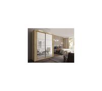 (Oak Shetland) Arti 3 - 2 Sliding Door Wardrobe 181cm