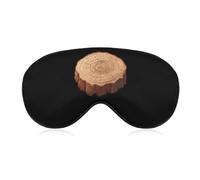 Oak Tree Ring Old Growth Tree Sleep Eye Mask Light Blocking Eye Cover Blindfold with Adjustable Strap for Women and Men